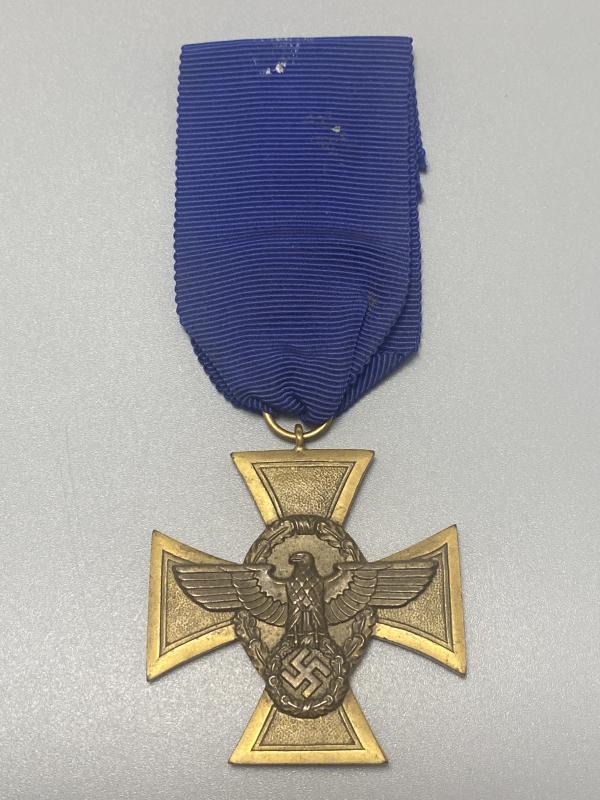 Third Reich 25 Year Police Service Medal