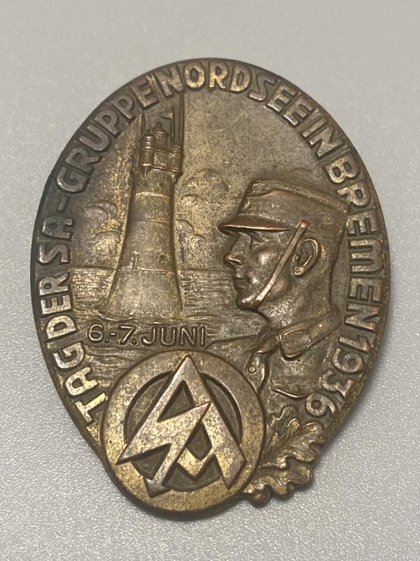 Tag Der SA-Gruppenordsee In Bremen 1936 Day Badge
