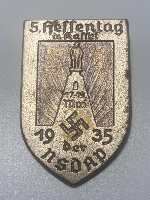 S.Hessentag in Kassel 17-19 Mai 1935 Der NSDAP Badge