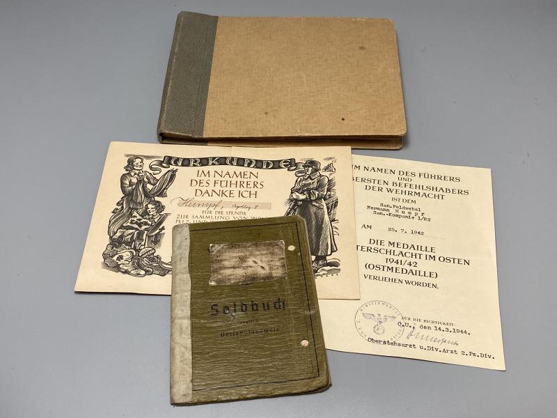 *STOLEN* German Army Sanitats Feldwebel Hermann Humpf San.Komp 1/82 2/Pz.Div