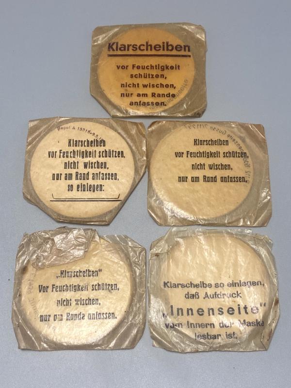 German Army Gas Mask Spare Lenses