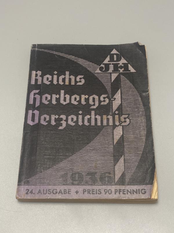 1936 DJH Reichs Herbergsverzeichnis Book