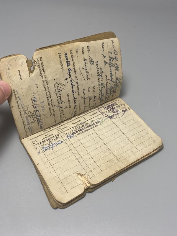 German Army Sonderfuhrer Josef Schtapsky Wounded Northern France 1944