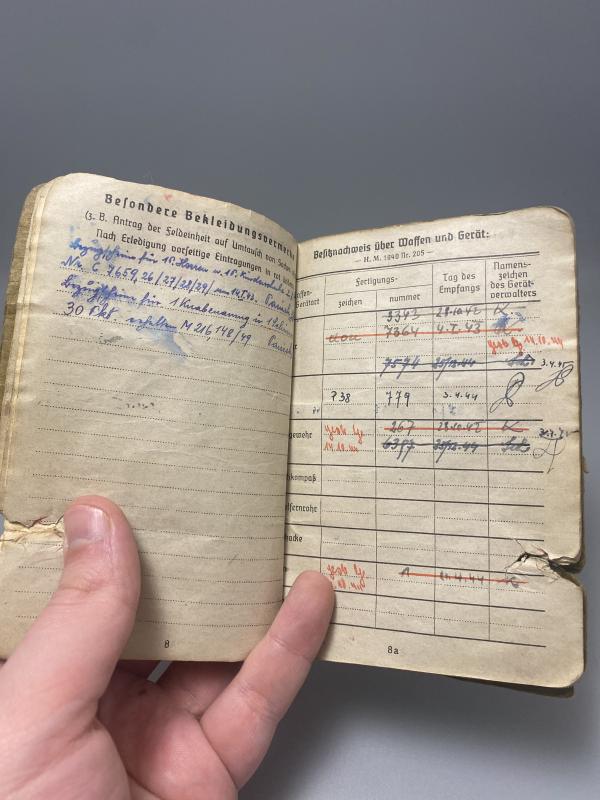 German Army Sonderfuhrer Josef Schtapsky Wounded Northern France 1944