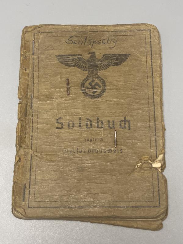 German Army Sonderfuhrer Josef Schtapsky Wounded Northern France 1944