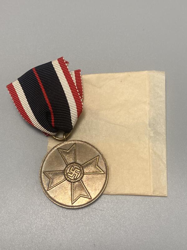 War Merit Medal With Paper