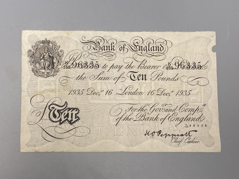 “Operation Bernhard” Genuine Counterfeit Peppiatt £10 Bank Note