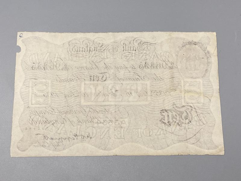 “Operation Bernhard” Genuine Counterfeit Peppiatt £10 Bank Note