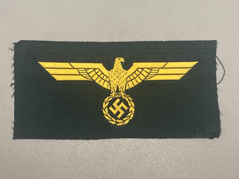 German Kriegsmarine Coastal Artillery Bevo Breast Eagle