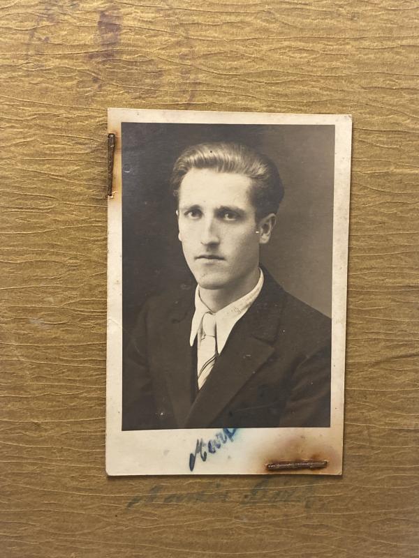 German Army Soldbuch Gefreiter Joachim Birk Landschutz Ers.Batl.5