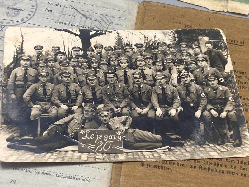 German Army Soldbuch Gefreiter Joachim Birk Landschutz Ers.Batl.5