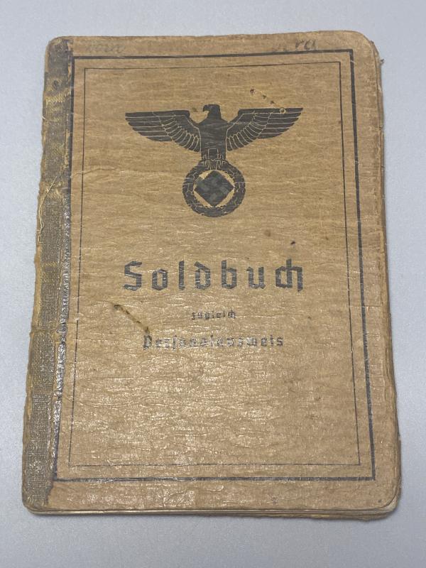 German Army Soldbuch Obergefreiter Kurt Dorn 2nd Issue SB