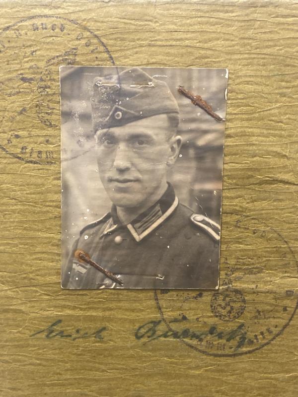 German Army Soldbuch Unteroffizier Erich Burwick Beob.Abt.29