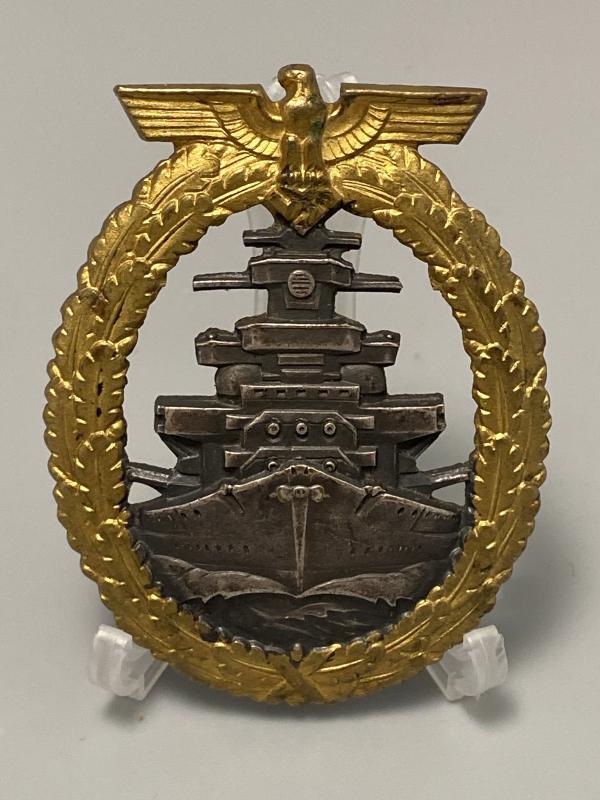 Kriegsmarine High Seas Badge Adolf Bock Ausf. Schwerin Berlin
