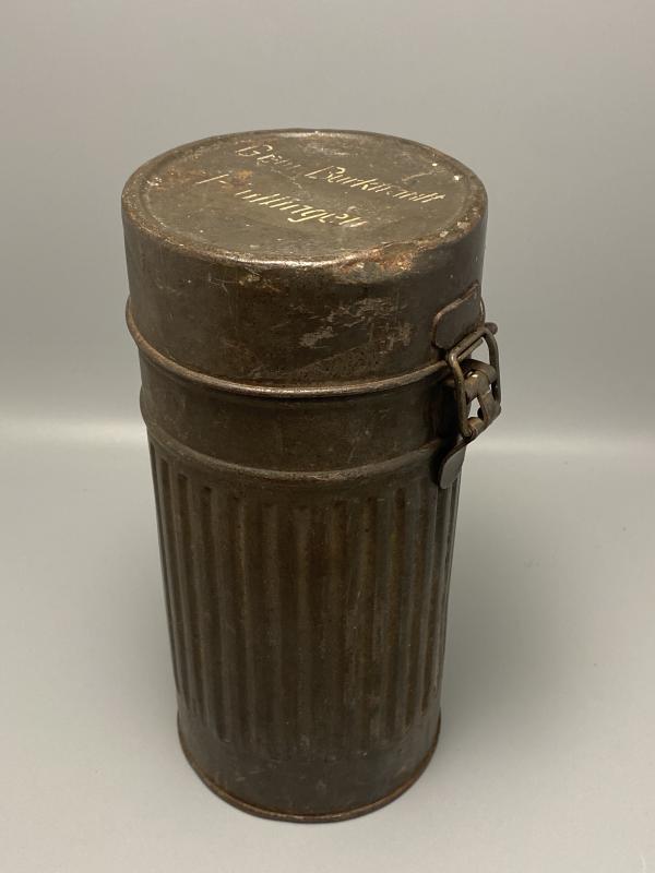 Early Third Reich Reichwehr Gas Mask Tin 1934
