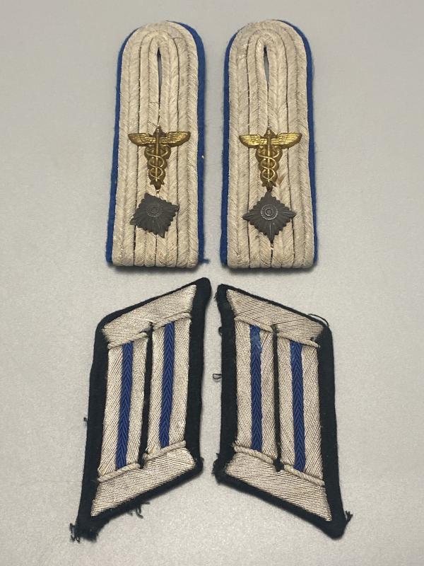German Army Transport Oberleutnant Officer Shoulder Boards & Tabs