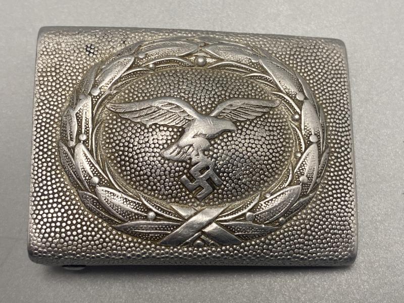 Aluminium Luftwaffe Belt Buckle Franz Reichauer 1939