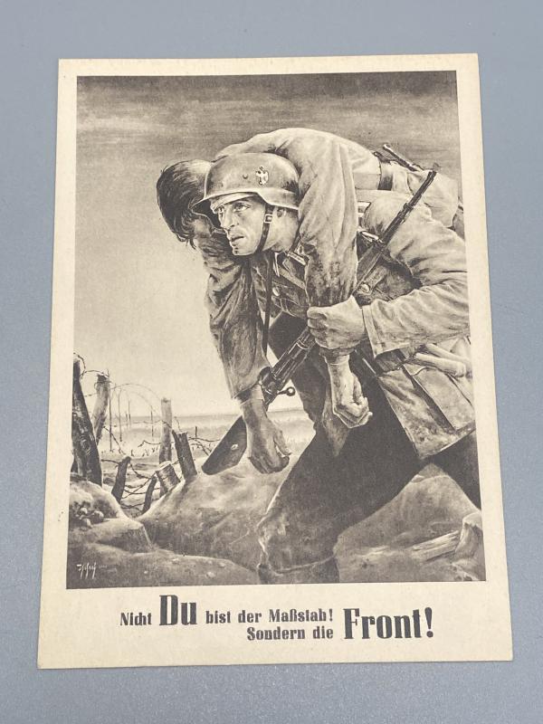 German Propaganda Postcard Krakow Postmark 1943