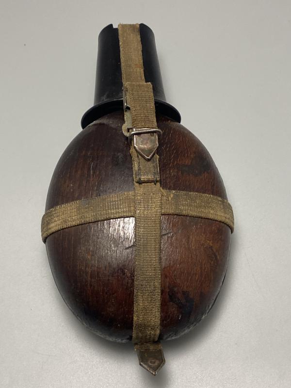 German Army Water Bottle 1942 “Coconut Canteen” Bakerlite Cup