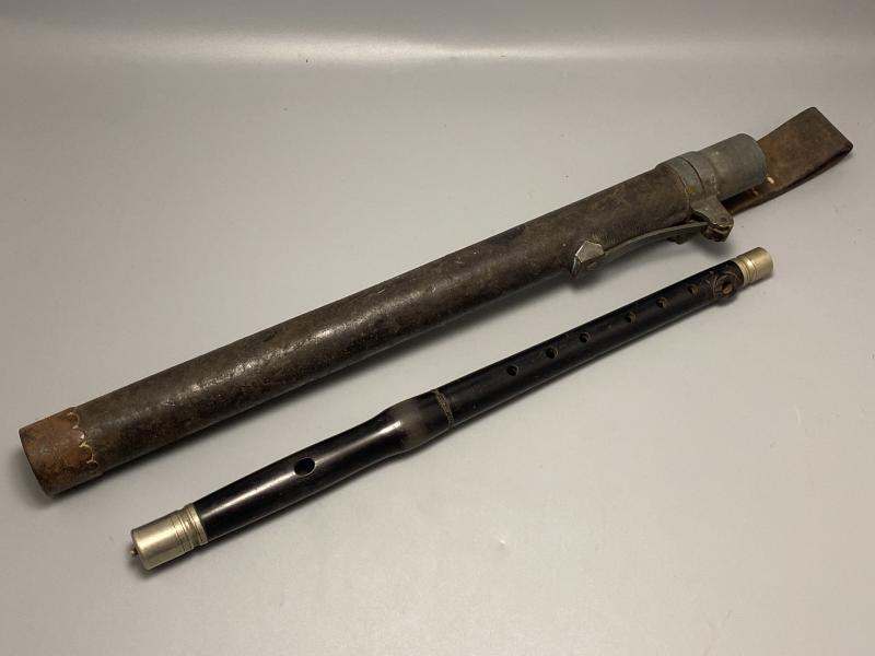 WW1/ Weimar Period Military Flute With Case