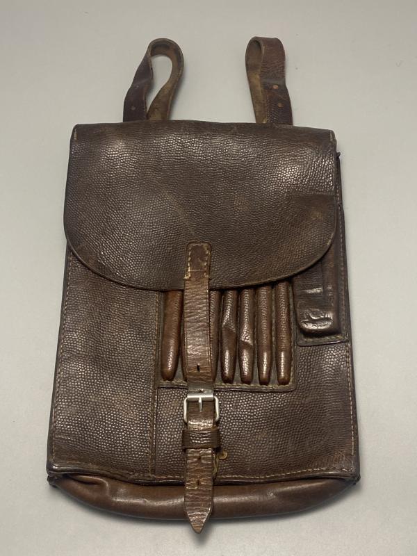 German Army/ Airforce Brown Leather Map Case