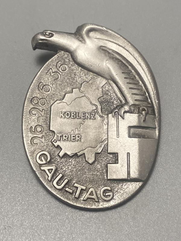 German Gau-Tag Koblenz Badge 26-28.6.36