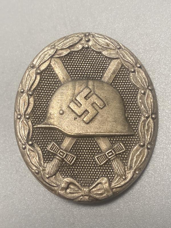 German Silver Wound Badge “65” Klein & Quenzer