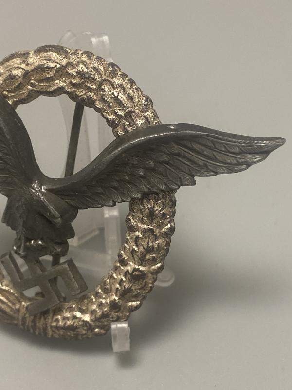 Luftwaffe Pilots Badge Unmarked Variant