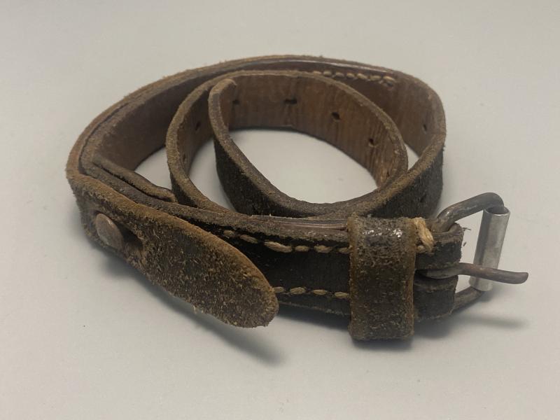 German Leather Zeltbahn Equipment Strap Pinneberg 1942