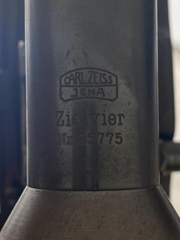 German K98K Sniper Rifle Carl Zeiss 3X Magnification Scope