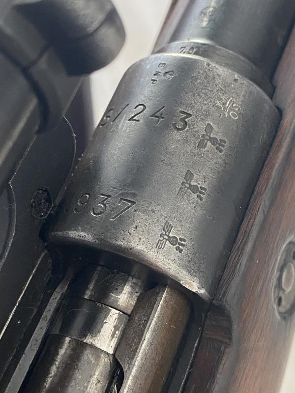 German K98K Sniper Rifle Carl Zeiss 3X Magnification Scope