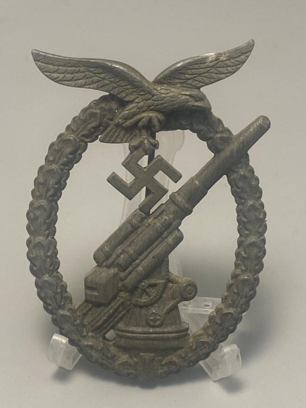 Luftwaffe Flak Artillery Badge Adolf Scholtze