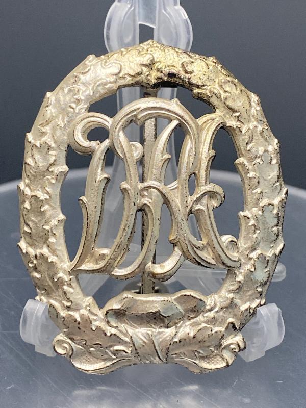 Pre War DRA Sports Badge in Silver Wernstein Jena-Löbstedt