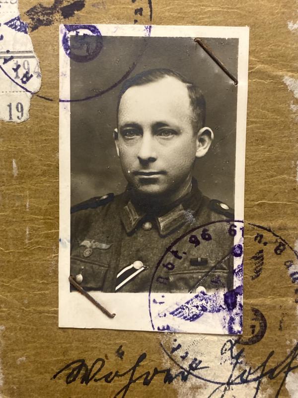 German Army Soldbuch RUB-Obergefreiter Josef Wöhrer 331 Artillery Regiment NORMANDY