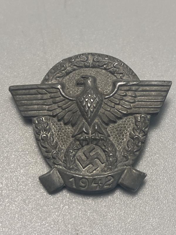 Tag Der Polizei 1942 Day Badge Marked “32”