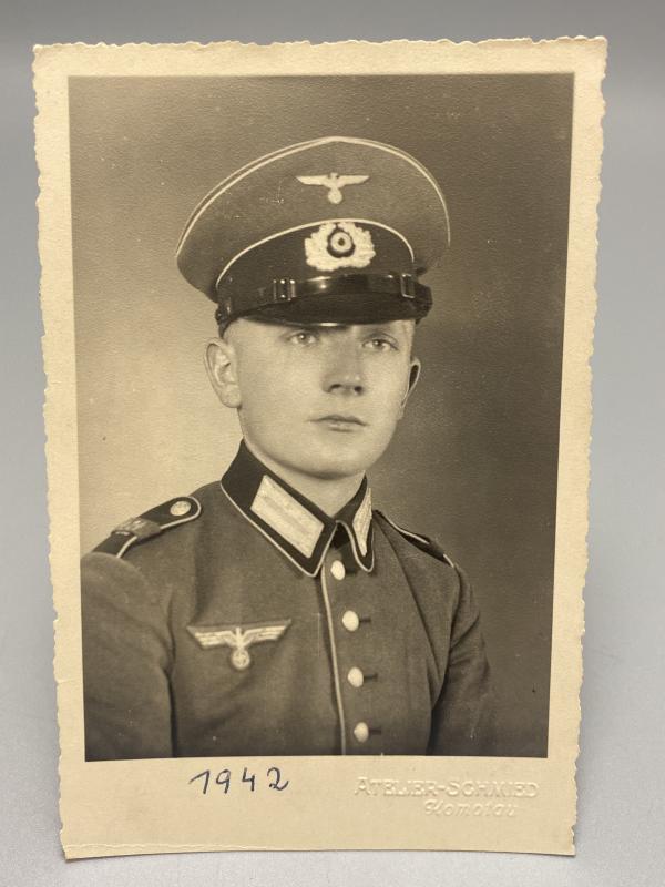 German Army 6X4 Studio Portrait Dated 1942