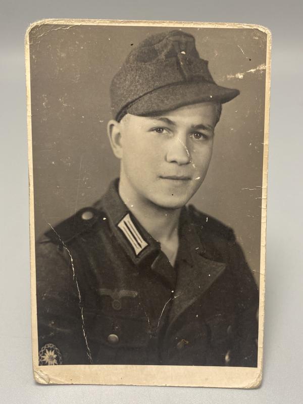 German Army 6X4 Studio Portrait Gebirgsjager Troop Dated 1944