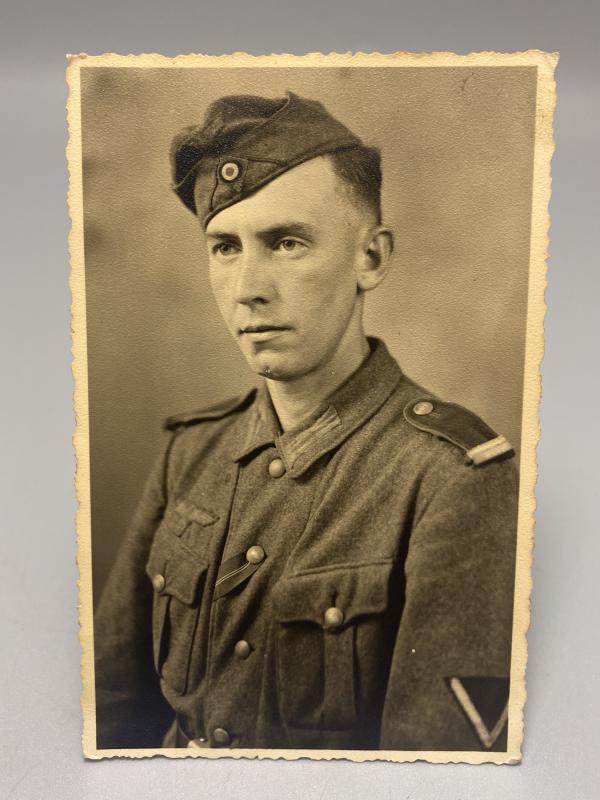German Army 6X4 Studio Portrait Eastern Front Veteran