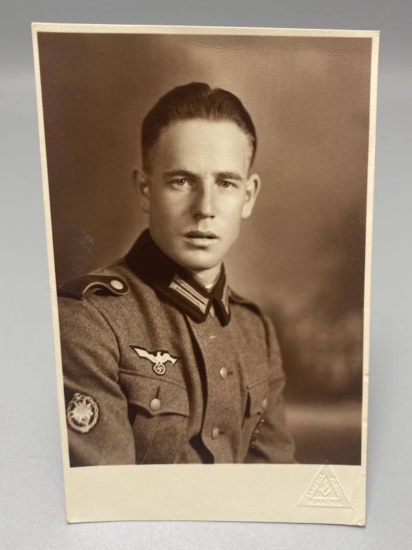 German Army 6X4 Studio Portrait Gebirgsjager Troop