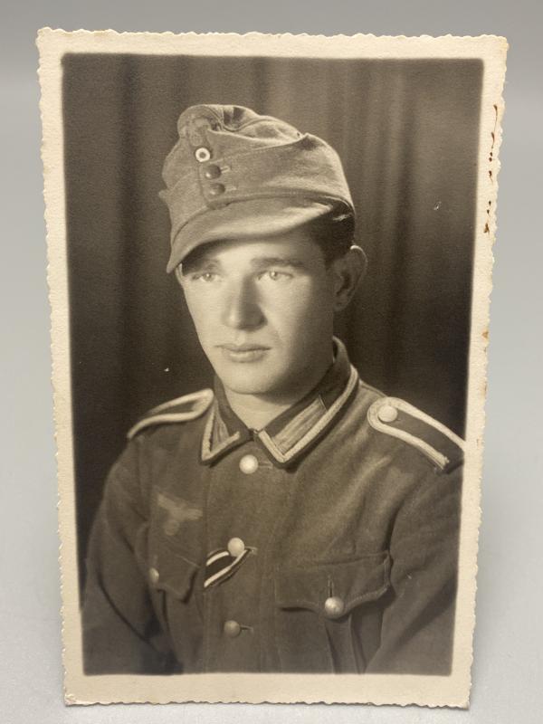 German Army 6X4 Studio Portrait Late War Poland 1944