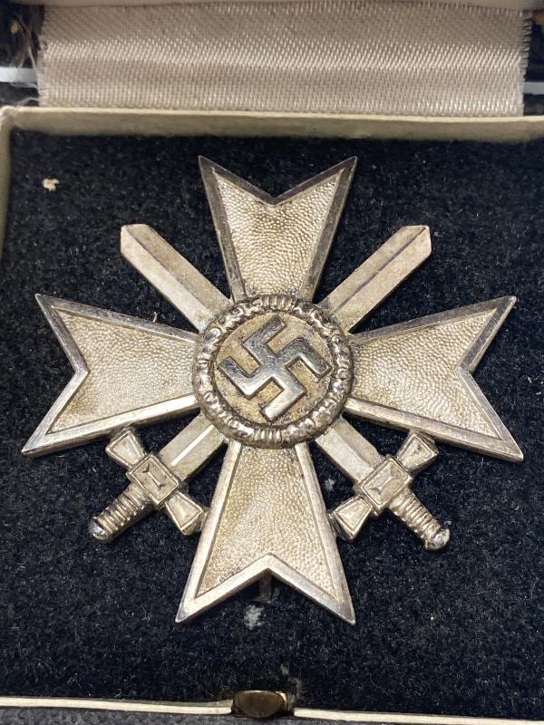 War Merit Cross With Swords 1st Class Friedrich Orth Cased & Boxed