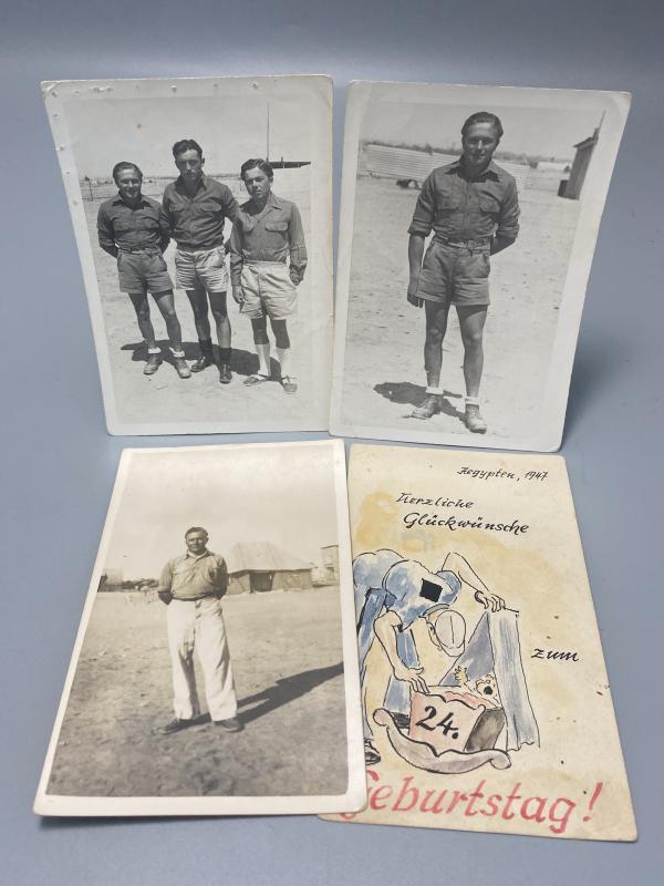German Afrikakorps POW Photos Egypt 1947