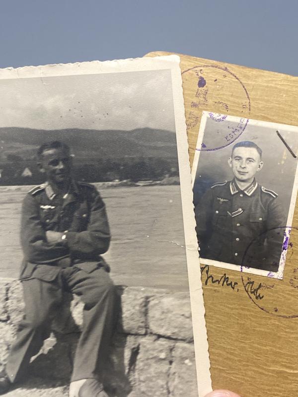 German Army Soldbuch Unteroffizier Heinrich Becker Gren.E.B.36 & 57 9th Infantry Division