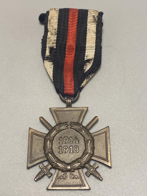 Hindenburg Cross With Swords Combatant Type Maker B19