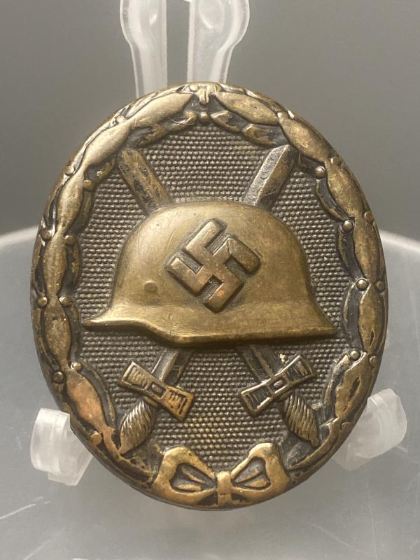 German Wound Badge In Black Unmarked
