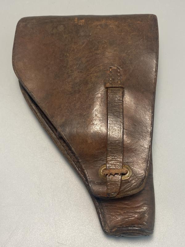 WW2 Hungarian Femaru Model 37 Pi. Brown Leather Holster