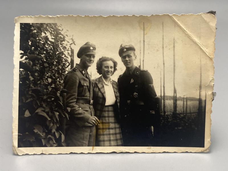 Waffen SS NCO Photograph One Man SS Panzer