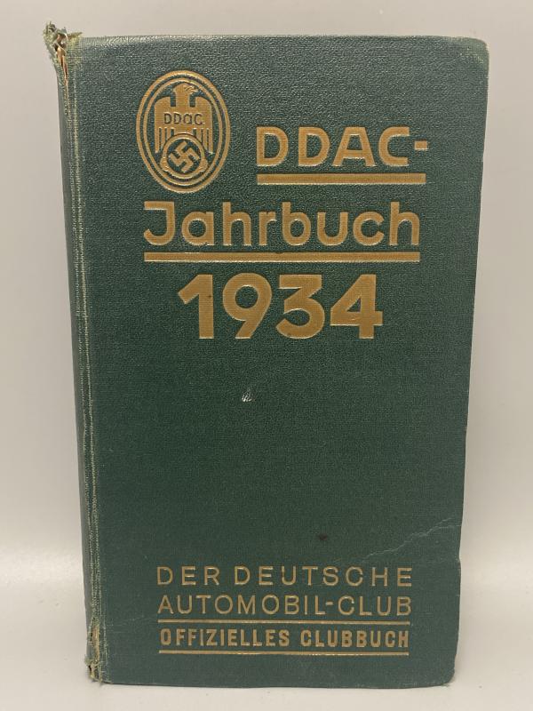 DDAC Jahrbuch 1934 Official Club Book