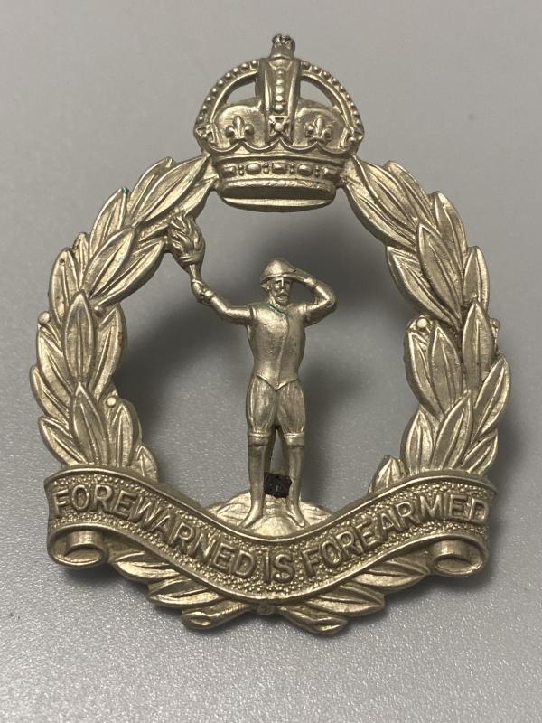 WW2 Royal Observer Corps Cap Badge