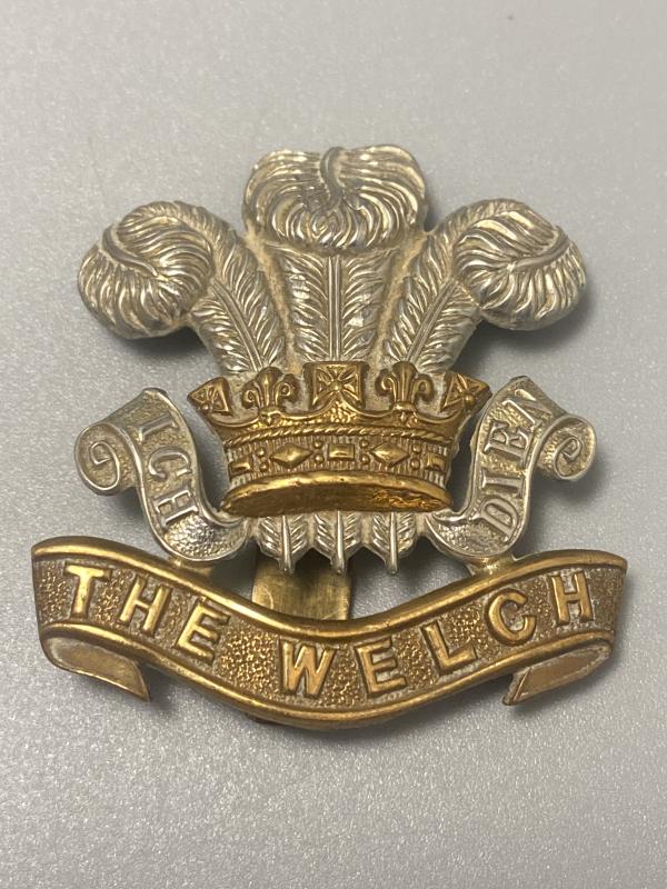 WW2 The Welch Regiment Cap Badge